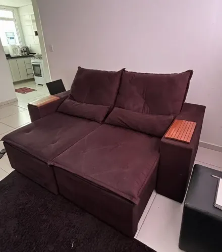 Sofá preto 