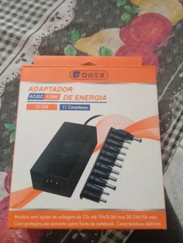 Carregador Universal Para Notebook 120w Onex 9 Conectores