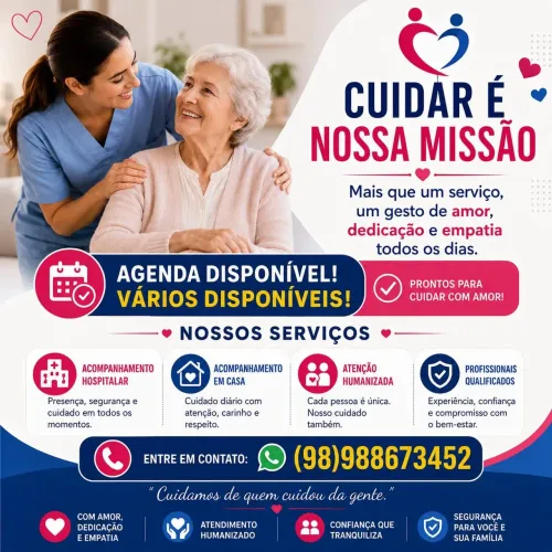 Cuidador - Disponível