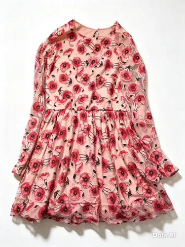 Vestido floral infantil