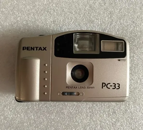 Câmera Pentax Pc-33 Maquina Fotográfica Antiga Vintage