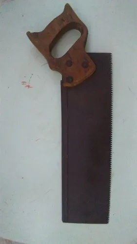 Serrote de marceneiro 35 cm de lâminas decoração antiga 