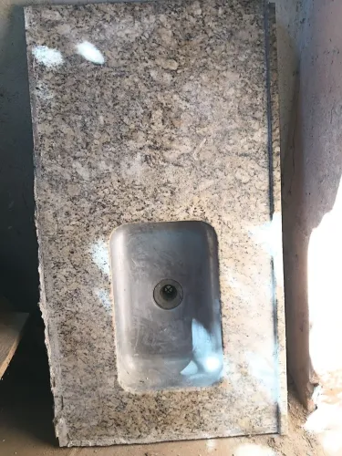 Pia cozinha 1.12 x 60 granito Cuba 46x40