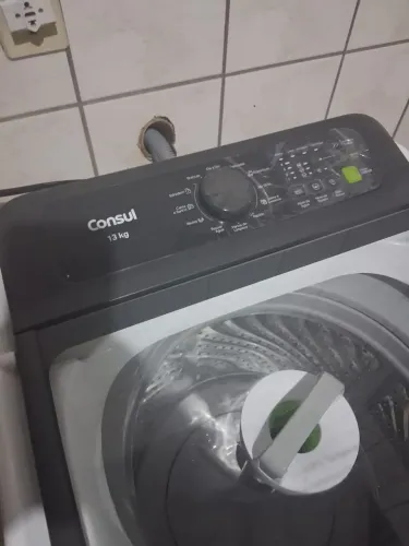 Máquina de Lavar Consul 13Kg Branca com Modo Eco - CWN13AB
