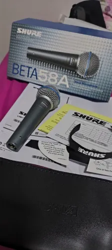 SHURE BETA 58A - 1° LINHA - NOVO