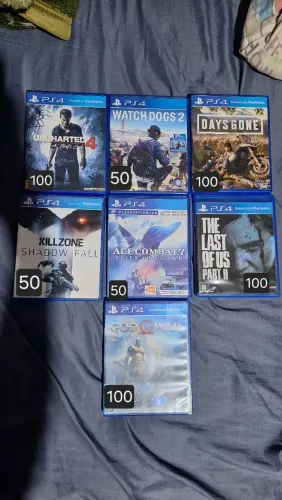 Vendo jogos de ps4