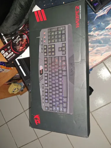 TECLADO MEMBRANA GAMER HARPE 2 RGB PRETO