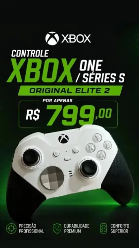 Controle Xbox one original séries elite 2