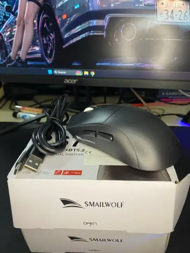 Mouse Gamer RS7 Tri-Mode Sensor para jogos
