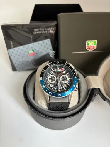Tag Heuer Carrera GMT + Caixa