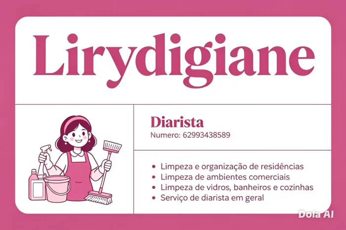 Serviço de diarista 