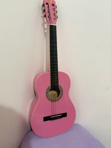 Violão PHX rosa infantil, capa, novo ( valor negociável )