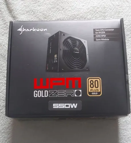 Fonte 550w Plus Gold Shakoon Semi-Modular