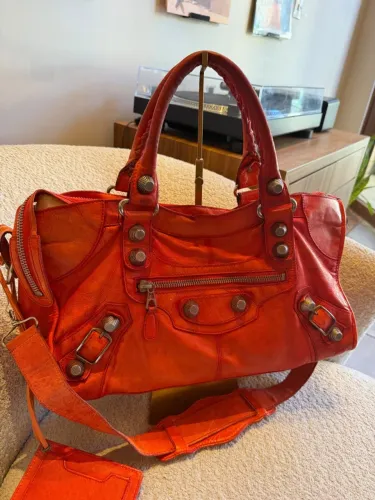 Balenciaga Motorcycle Giant Vermelha
