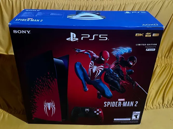 Ps5 FAT versão spider man