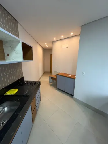 Flat mobiliado na orla 14 YVY Home em frente à praia da graciosa