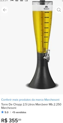 Torre de Chopper Marchesoni 2,5L.