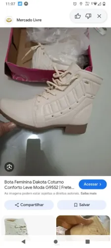 Bota conturno Dakota 