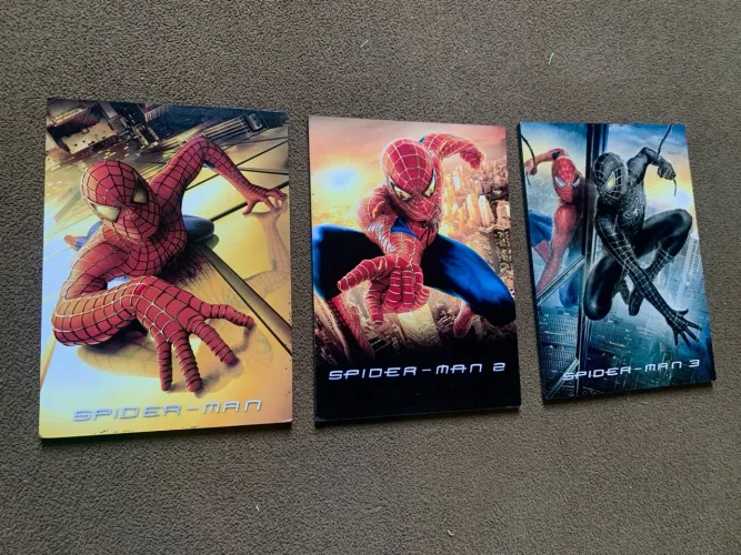 Quadros decorativos Batman e homem aranha
