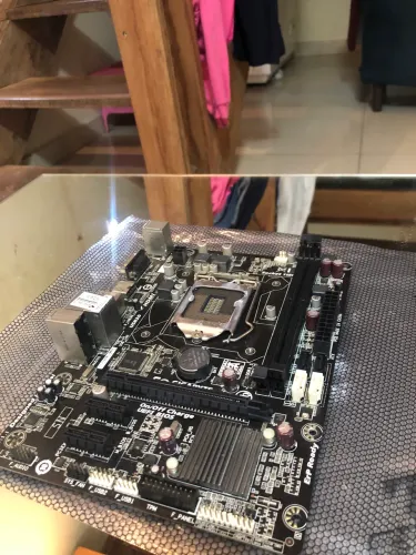 Placa mãe com defeito GA-H81M-H