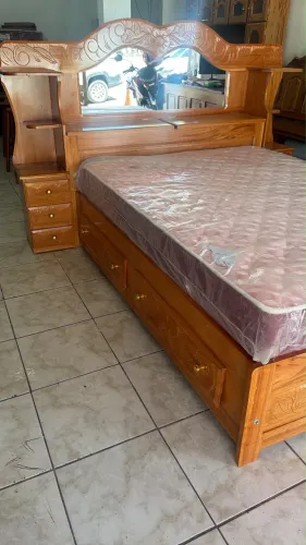 Cama madeira casal