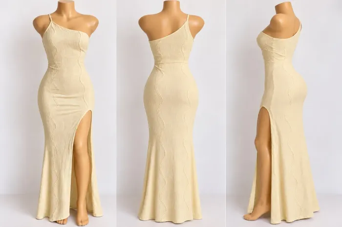 Vestido bege