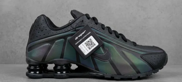 Nike Shox R4 Black Seaweed (Original)