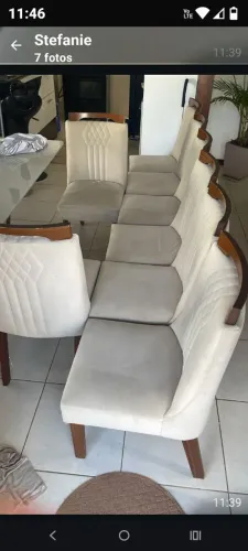 Mesa com 8 cadeiras