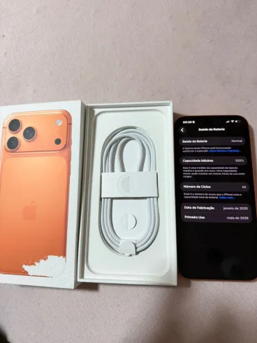 iPhone 17 pro max 256 laranja 