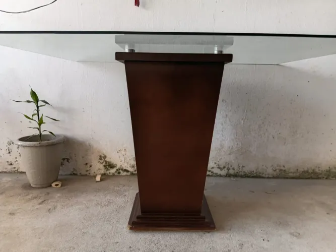 Mesa de vidro temperado