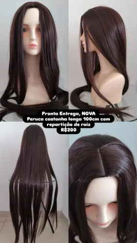 PERUCAS NOVAS PARA COSPLAY