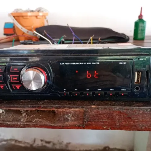 Rádio com bluetooth funcionando perfeitamente