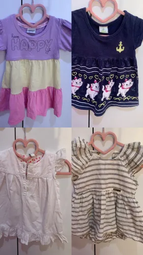 Roupa de bebê menina TAM M e G
