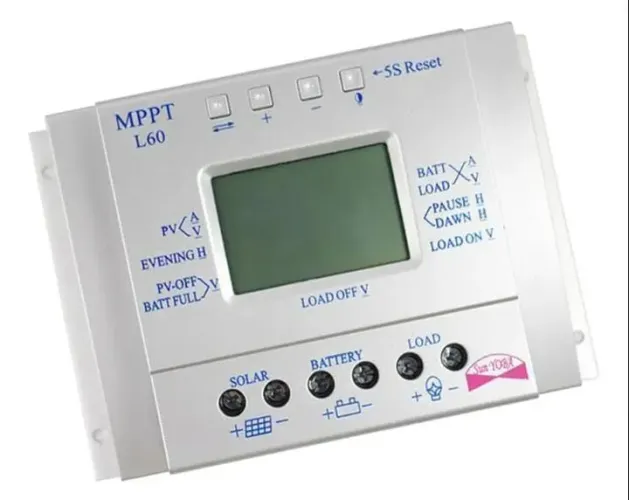 Novo<br>60a Mppt Pwm Controller Controlador De Carga Solar A Prueba