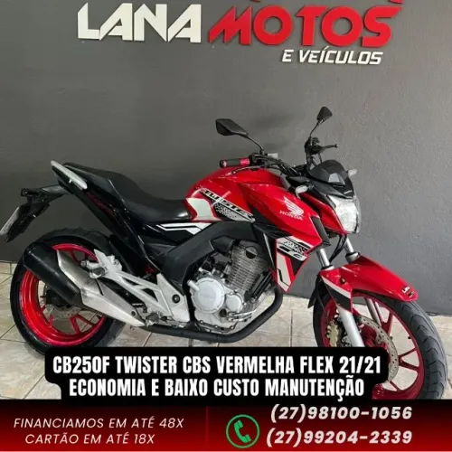 CB 250f twister cbs vermelha flex 21/21 OPORTUNIDADE A TITULO DE REPASSE