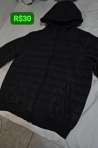 Jaqueta puffer preta M