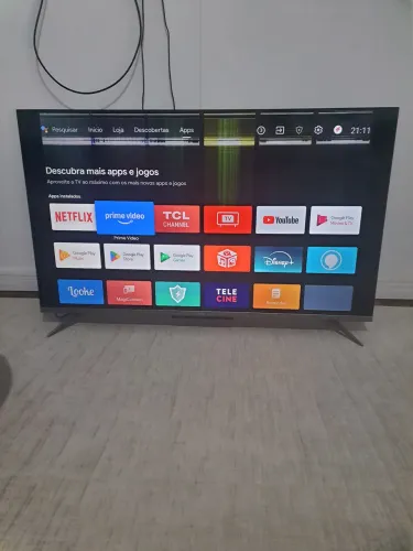 Smart TV TCL 50? - Funciona perfeitamente (pequeno detalhe na imagem)