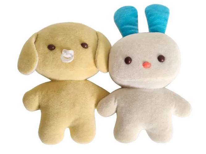 2 Bonecos Os Gorduchinhos Estrela Anos 80 Raro - No Estado<br>
