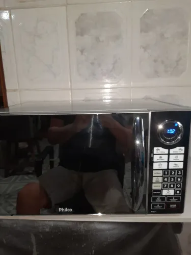 Micro-ondas Philco ESPELHADO, PME31, 30L, 127v, FUNCIONANDO TUDO PERFEITAMENTE!