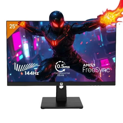 Monitor Gamer Haiz 25'' FHD, IPS, 144hz 0.5ms, HDR10, HDMI/DP, VESA, 12x 52,23