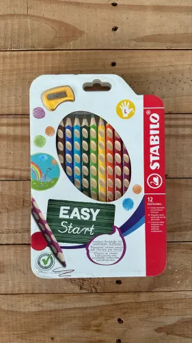 Lápis de cor para canhoto Easy Start Stabilo