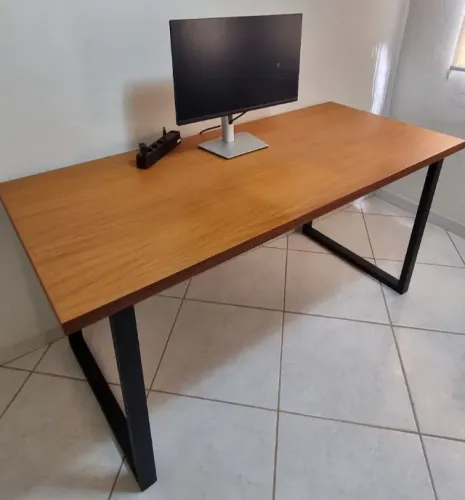 Mesa Industrial para Escritório/Home Office/Setup Gamer