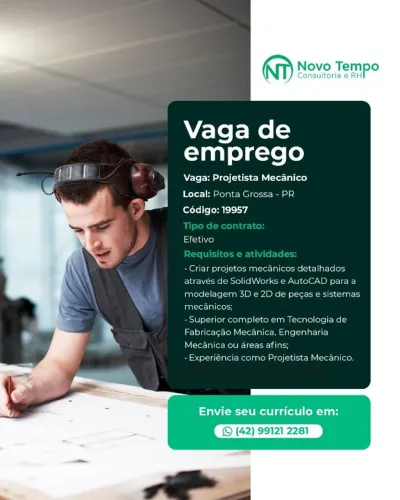 Projetista Mecânico