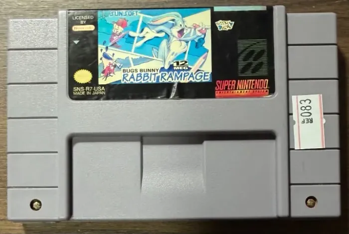Bugs Bunny Rabbit Rampage Original SNES Super Nintendo 083