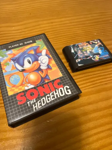 Jogo 2 em 1 Mega Drive ( Sonic e Street of Rage ) compativel