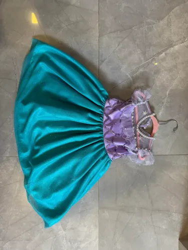 Vestido tematico Ariel 4 anos