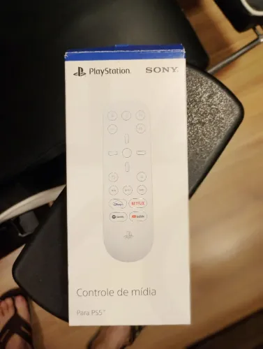 Controle mídia ps5 