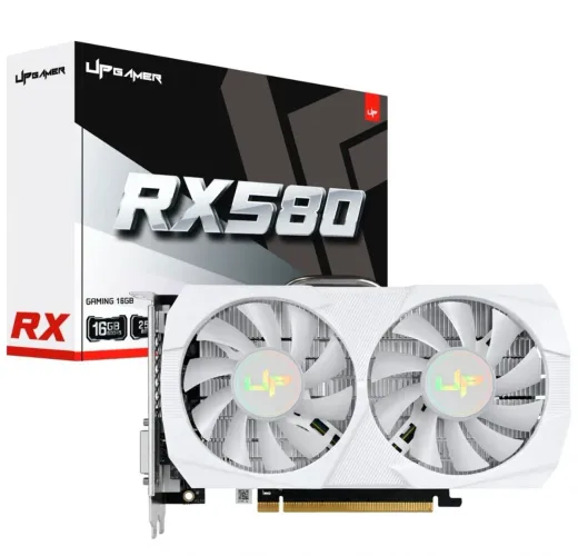 Placa de Vídeo RX 580 16GB GDDR5 AMD Radeon - Edição White