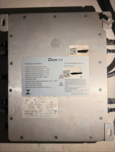 10 Unidades de Micro Inversor Deye 2000 - Usado