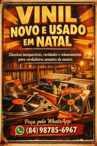 Grandes promoções, com discos de vários preços, incluindo os novos, não percam.